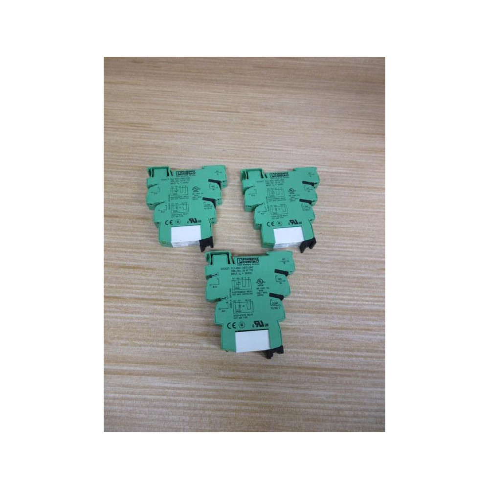 Phoenix Contact PLC-BSC-24DC21HC Relay Socket 2967772 (Pack of 3) - New No Box