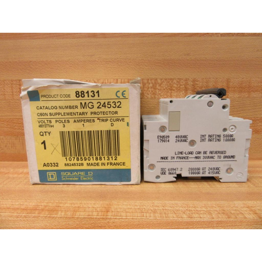 Square D MG24532 Merlin Gerin Breaker 1A 24532 Schneider