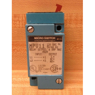 Micro Switch MPV11 Amplifier Base - Used