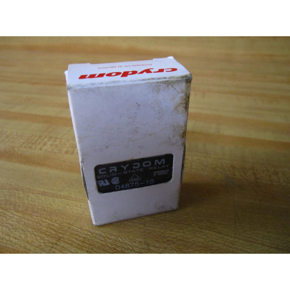 Crydom D4875-10 Solid State Relay D487510 3-32V Input
