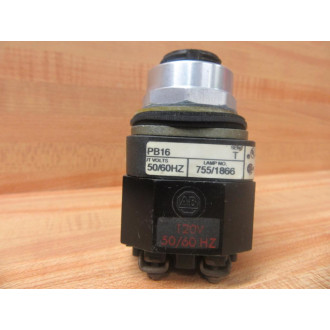 Allen Bradley 800T-PB16 Pushbutton W800T-XA, 120V Coil - Used