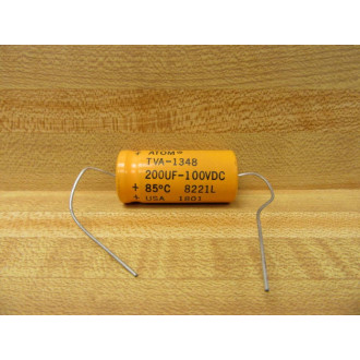Sprague TVA-1348 Atom Capacitor TVA1348 200UF 100VDC (Pack of 7) - New No Box