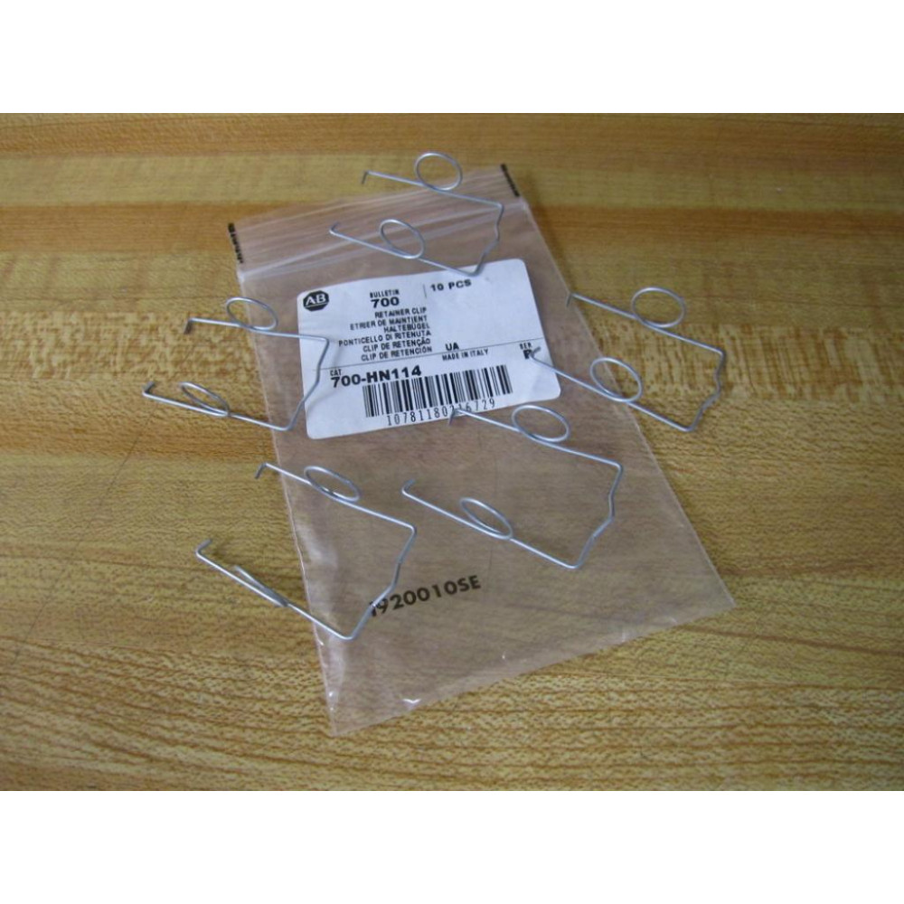Allen Bradley 700-HN114 Retainer Clip 700HN114 (Pack of 5)