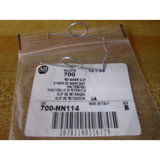 Allen Bradley 700-HN114 Retainer Clip 700HN114 (Pack of 5)