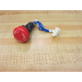 Omron A165E-S-03U E-Stop Switch A05B-2301-D002 6 Wire 6 Pin - New No Box