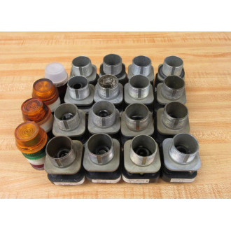 Allen Bradley 800T-QT10 Push Button WAsst Lens (Pack of 16) - Used