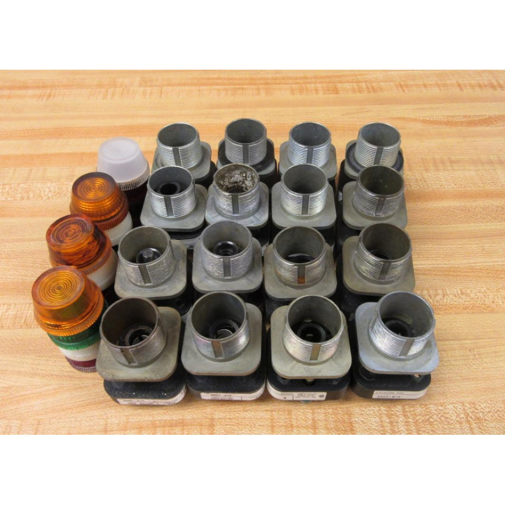 Allen Bradley 800T-QT10 Push Button WAsst Lens (Pack of 16) - Used