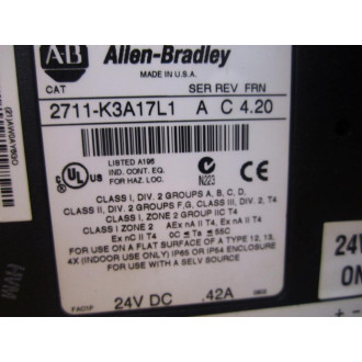 Allen Bradley 2711-K3A17L1 PanelView 300 WMemory Card Holder - Used