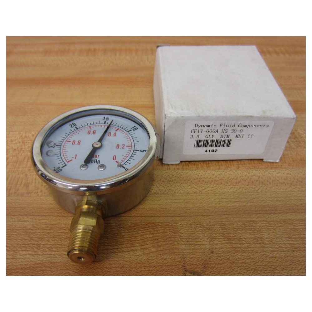Dynamic Fluid CF1V-000A Gauge CF1V00A 30-0