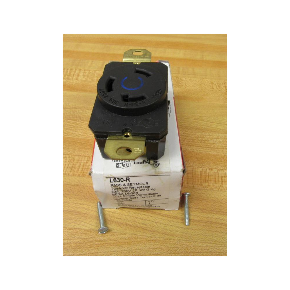 Pass & Seymour L630-R Turnlok® Receptacle L630R