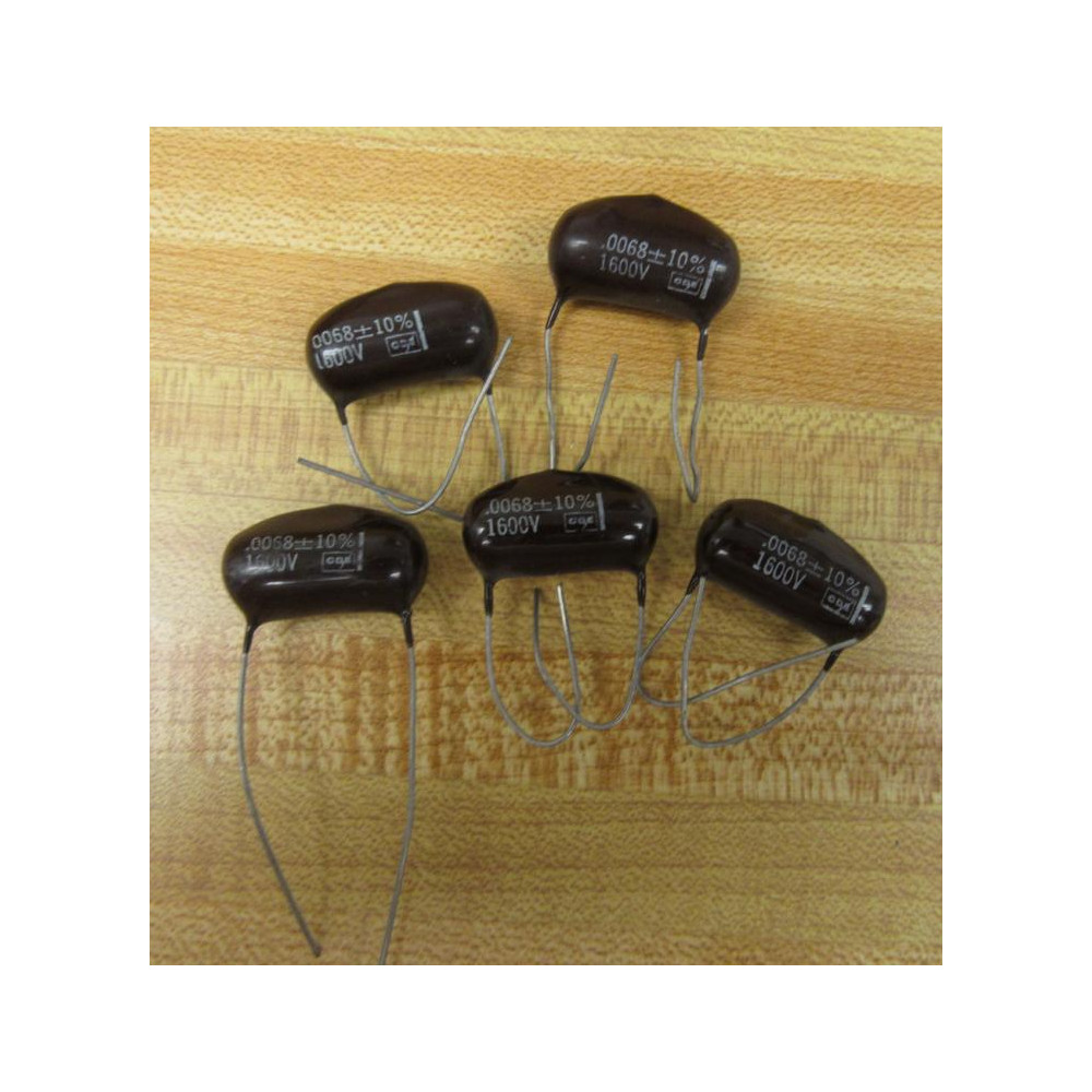 CDE 1600V Capacitor 0068± 10% (Pack of 5) - New No Box