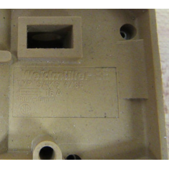 Weidmuller SAKS-435 Fuse Terminal Block SAKS435 (Pack of 2) - Used