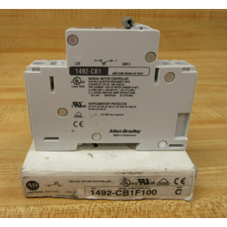 Allen Bradley 1492-CB1-F100 Circuit Breaker 1492CB1F100 Series C