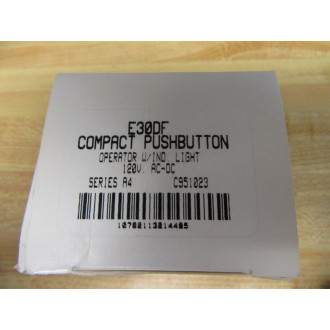 Cutler Hammer E30DF Compact Pushbutton