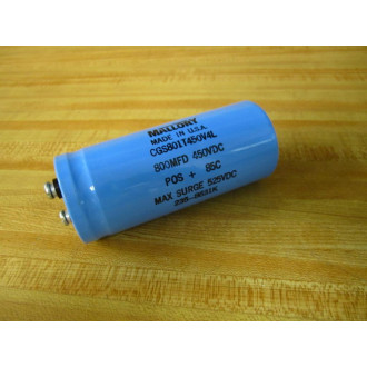 Mallory CGS801T450V4L Capacitor (Pack of 2) - New No Box