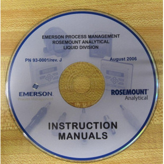 Emerson 93-0001 Software 930001 - Used