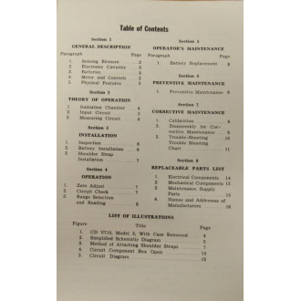 Victoreen CD V-710 Manual CDV710 - Used