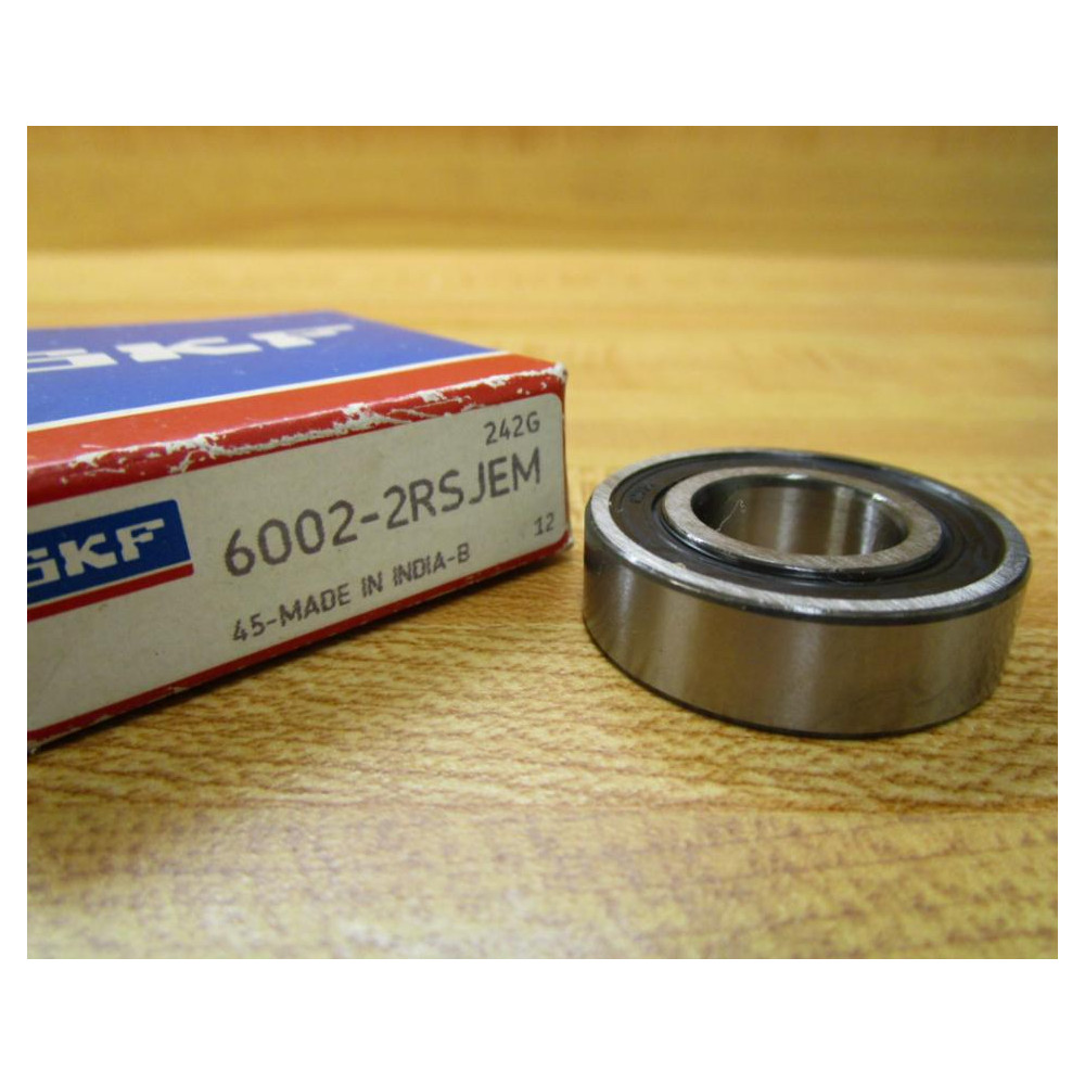 SKF 6002-2RSJEM Bearing 60022RSJEM (Pack of 2)