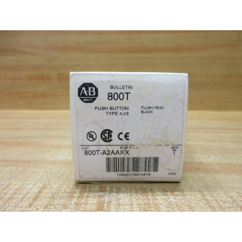 Allen Bradley 800T-A2AAKX Push Button Switch EMPTY BOX ONLY!!