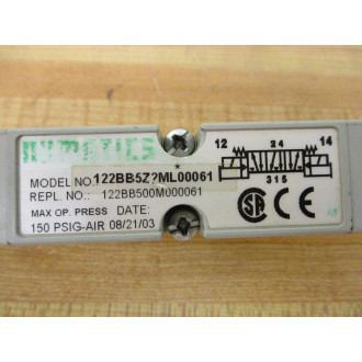Numatics 122BB5Z2ML00061 Valve - Used
