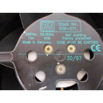 RS 508-071 Fan 508071 - Used