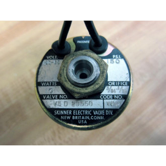 Skinner V5-D-29550 Solenoid Valve V5D29550 - New No Box