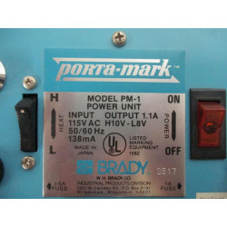 Brady PM-1 Porta-Mark Hot Stamping Tool PM1 - Used