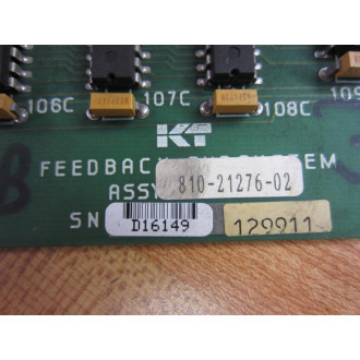 Kearney & Trecker K&T 810-21276-02 PC Board 8102127602 - Used
