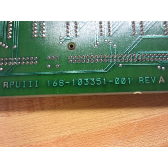 168-103351-001 PC Board 168103351001 - Used