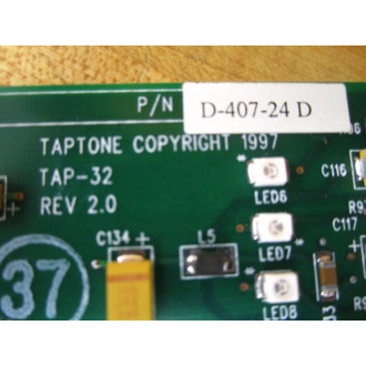 TapTone A-407-32 Circuit Board D-407-24 60-0350-01 - New No Box
