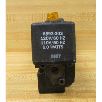 Parker L7652441153B Solenoid Valve - Used