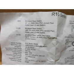 R10X Miniature Reed Switch