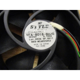 Style Electronics VFA-8018-BH20 Fan VFA8018BH20 - Used