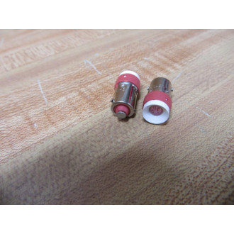 IDEC LSTD-6 LED Bulb LSTD6 LSTD-6R Red (Pack of 2) - New No Box