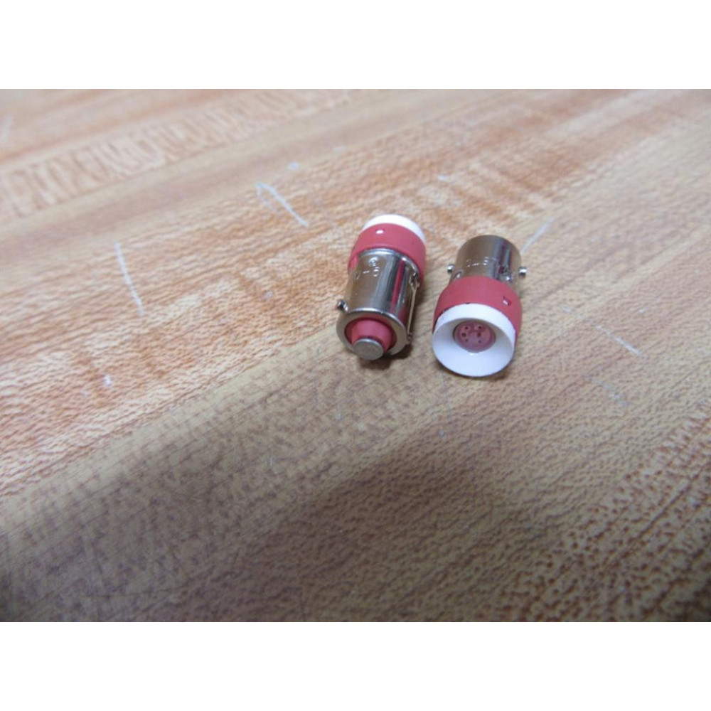 IDEC LSTD-6 LED Bulb LSTD6 LSTD-6R Red (Pack of 2) - New No Box