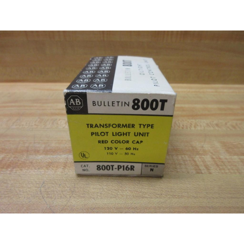 Allen Bradley 800T-P16R Pilot Light Red 800TP16R EMPTY BOX ONLY!! Series N