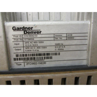 Gardner Denver 2FC4402-1NE00 Frequency Inverter 2FC44021NE00 - New No Box