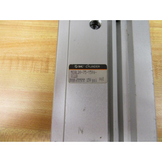 SMC MGQL20-75-Y59A-XC18 Cylinder MGQL2075Y59AXC18 - Used