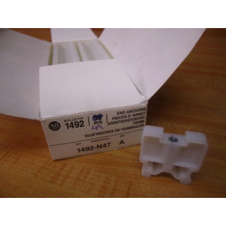 Allen Bradley 1492-N47 End Anchor 1492N47 (Pack of 49)