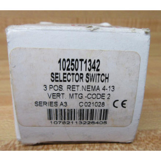 Cutler Hammer 10250T1342 Selector Switch