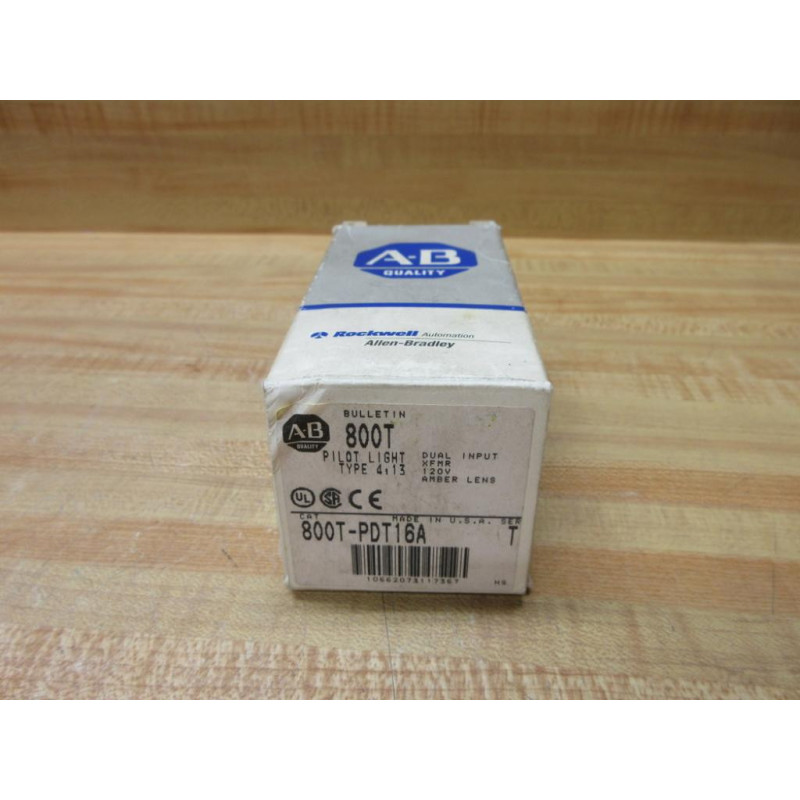 Allen Bradley 800T-PDT16A Pilot Light 800TPDT16A EMPTY BOX ONLY! Allen Bradley 800T-PDT16A Pilot Light 800TPDT16A EMPTY BOX ONLY!