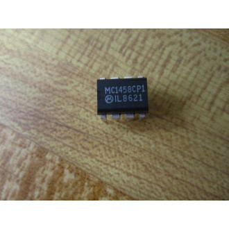 Signetics MC1458CP1 Integrated Circuit (Pack of 9) - New No Box