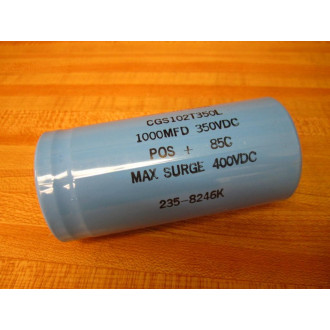 Mallory CGS102T350L Capacitor 1000MFD 350VDC