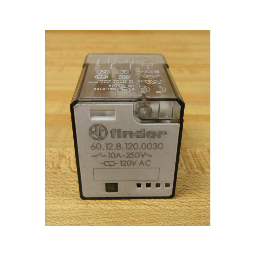 Finder 60.12.8.120.0030 Relay 601281200030 (Pack of 2) - New No Box