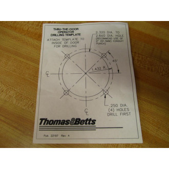 Thomas & Betts CBF0M1 Operating Mechanism CBFOM1