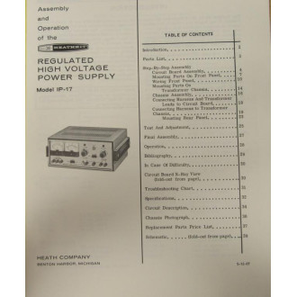 Heathkit 595-878 Manual 595878 - Used