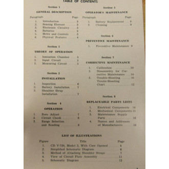 Victoreen 720-2 Manual 7202 - Used