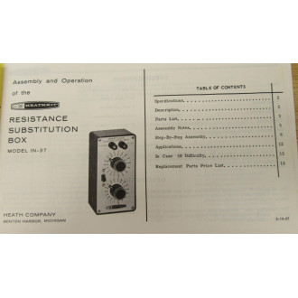 Heathkit 595-874 Manual 595874 - Used