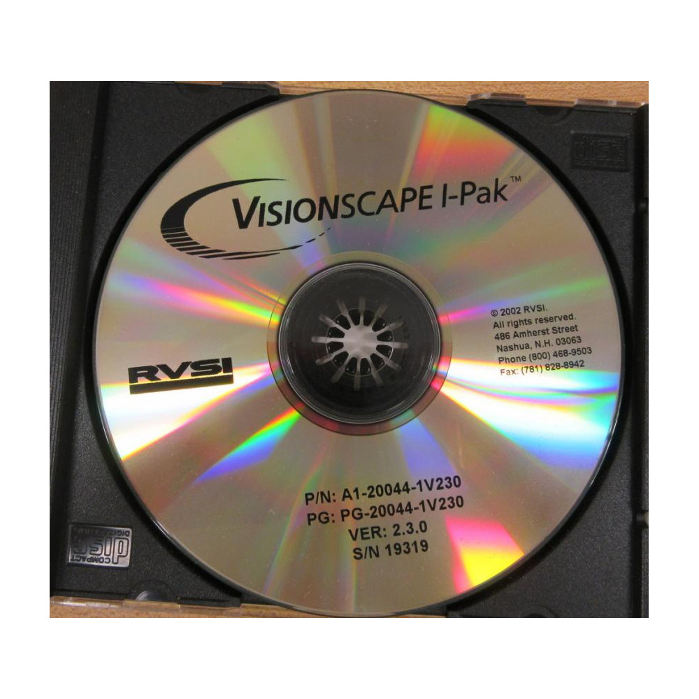 RVSI A1-20044-1V230 Software A1200441V230 - Used