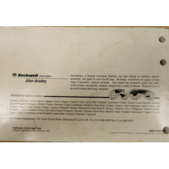 Allen Bradley 40052-379-01(01) Manual 400523790101 - Used